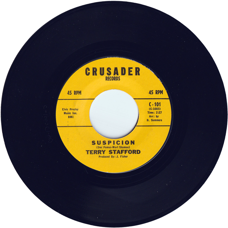 Terry Stafford - Suspicion / Judy