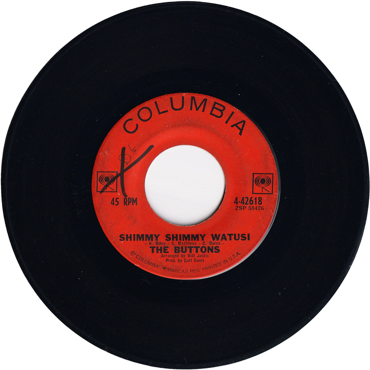 The Buttons - Shimmy Shimmy Watusi / Pretty Li'l Lovelights