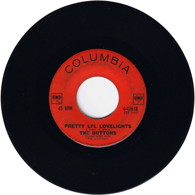 The Buttons - Shimmy Shimmy Watusi / Pretty Li'l Lovelights