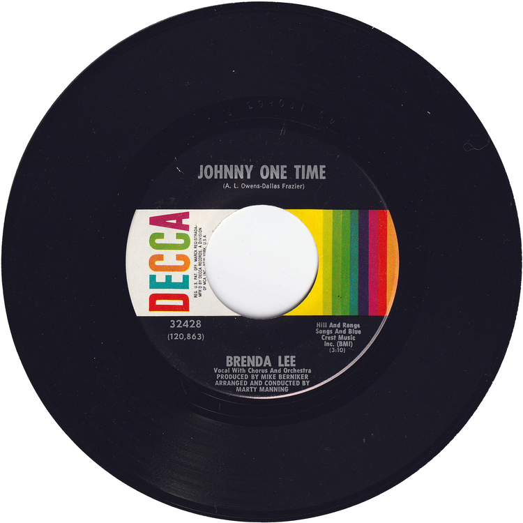 Brenda Lee - Johnny One Time / I Must Have Been Out Of My Mind