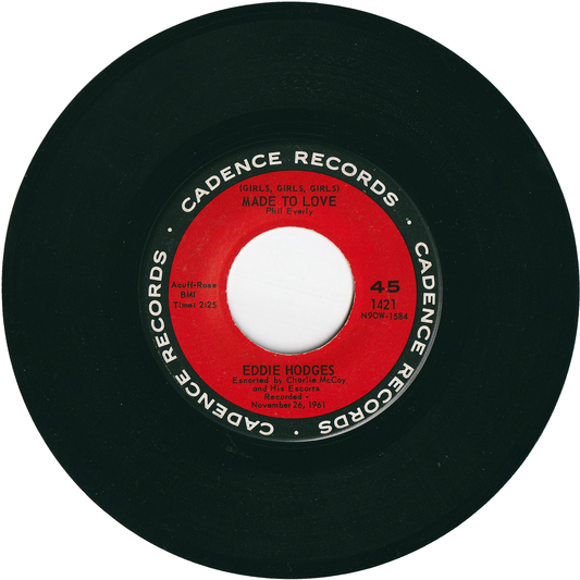 Eddie Hodges - (Girls, Girls, Girls) Made To Love / I Make Believe It's You