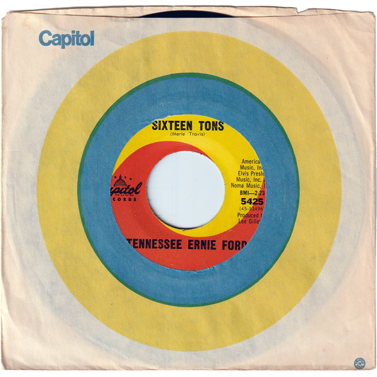 Tennessee Ernie Ford - Sixteen Tons (60's version) / Hicktown