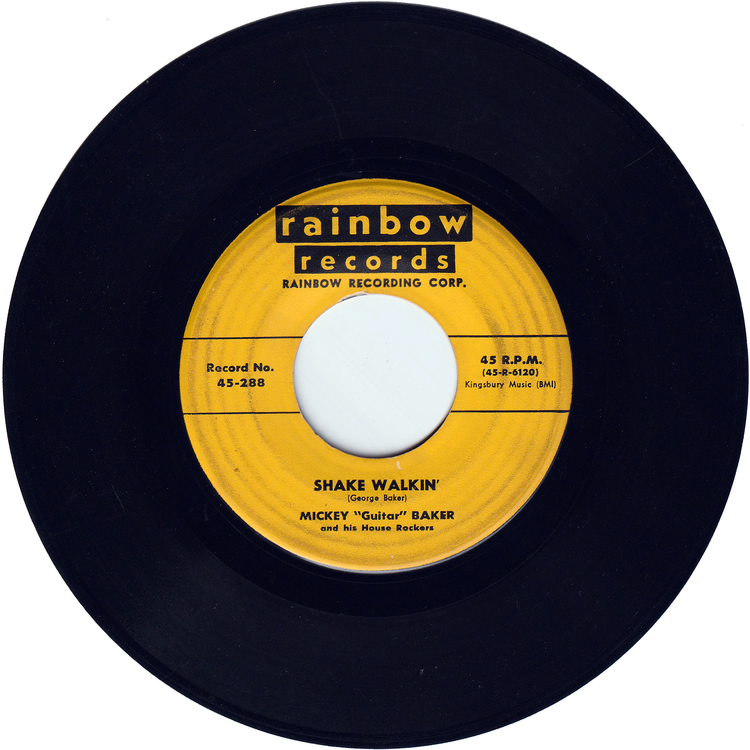 Mickey "Guitar" Baker & his House Rockers - Shake Walkin' / Greasy Spoon