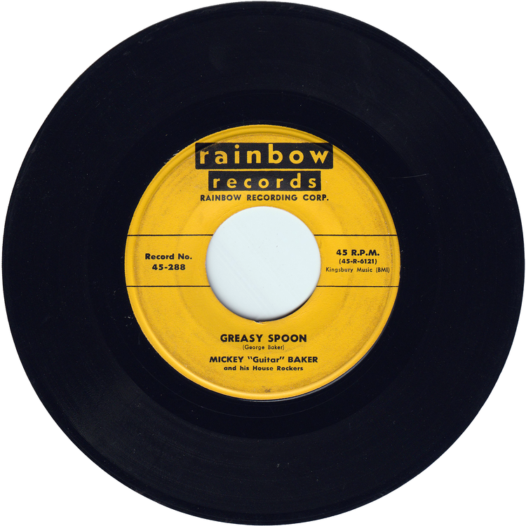 Mickey "Guitar" Baker & his House Rockers - Shake Walkin' / Greasy Spoon