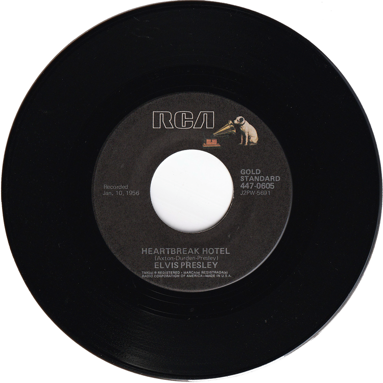 Elvis Presley - Heartbreak Hotel / I Was The One (70's Re-Issue)