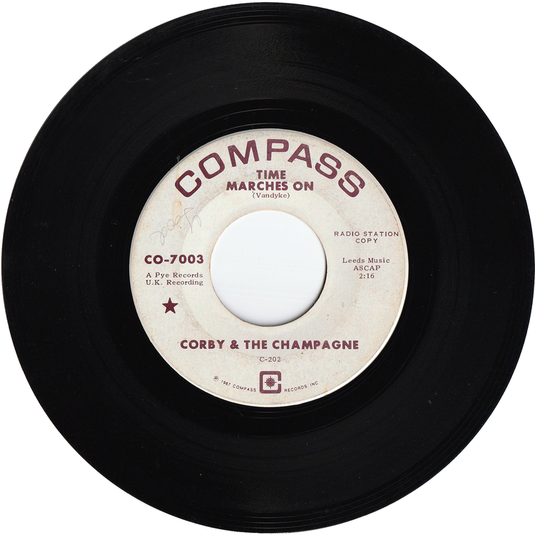 Corby & The Champagne - I'll Be Back / Time Marches On (Promo)