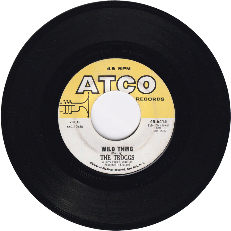 The Troggs - Wild Thing / With A Girl Like You [ATCO label]