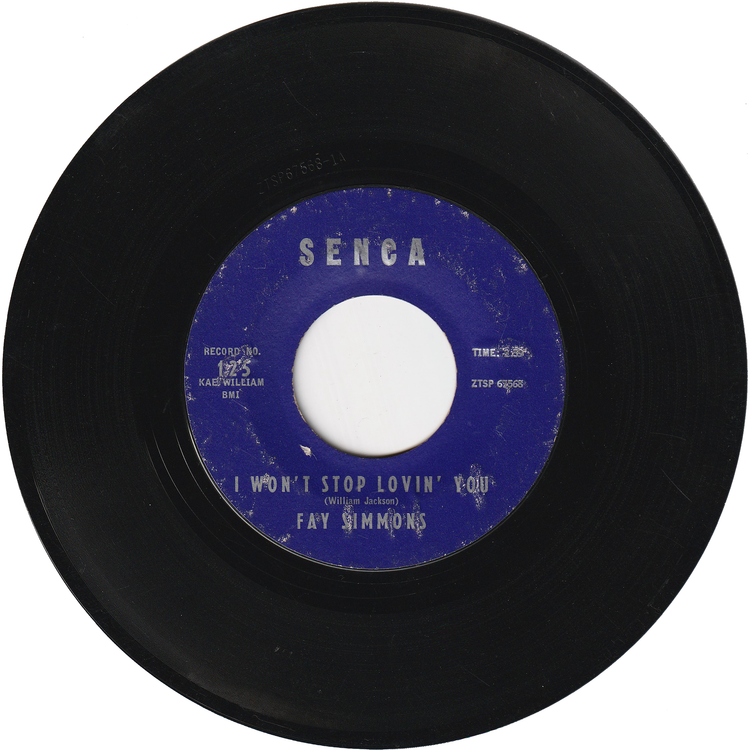 Fay Simmons - Everybody's Doin' The Pony / I Won't Stop Lobin' You