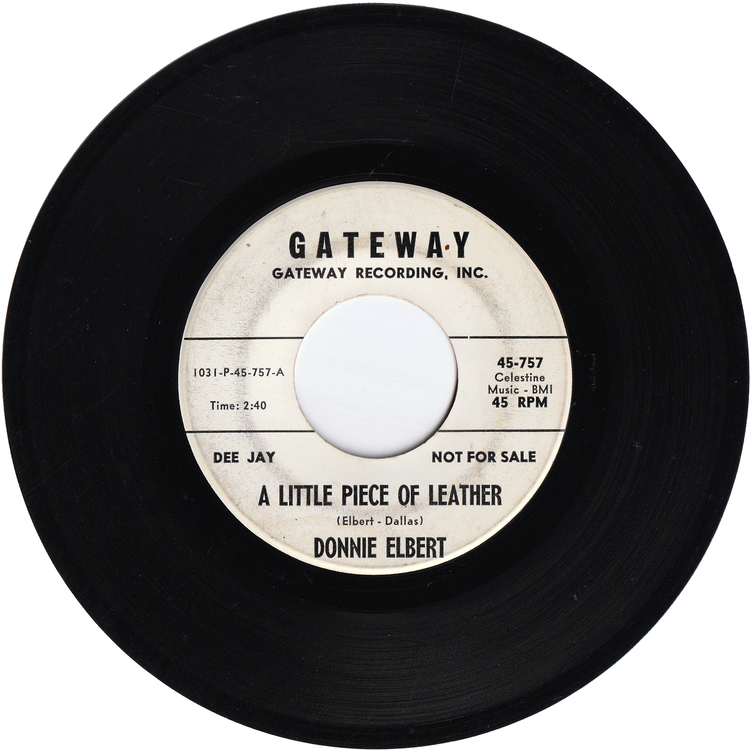 Donnie Elbert - A Little Piece Of Leather / Blanc (Promo)