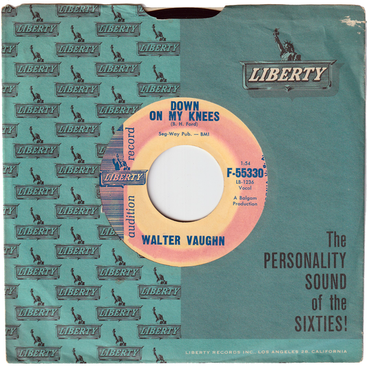 Walter Vaughn - Down On My Knees / Sally Pearl (Promo)