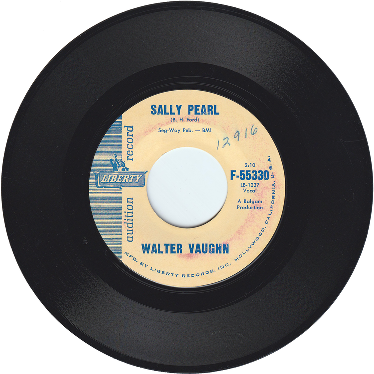 Walter Vaughn - Down On My Knees / Sally Pearl (Promo)