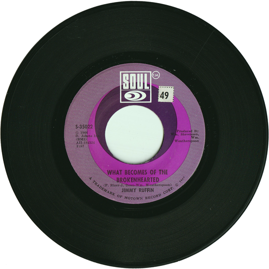 Jimmy Ruffin - What Becomes Of The Brokenhearted / Baby I've Got It