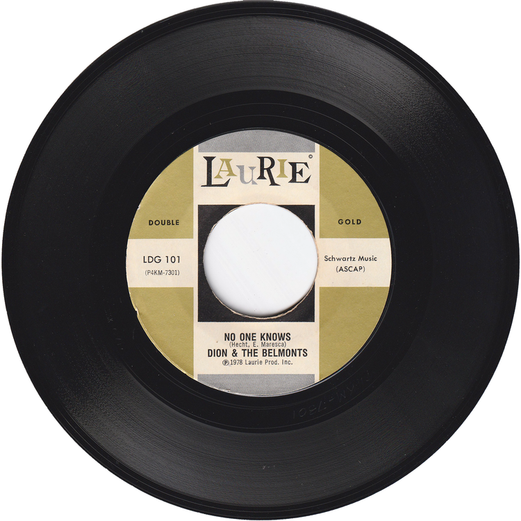 Dion - The Wanderer / Dion & The Belmonts - No One Know (Re-Issue)