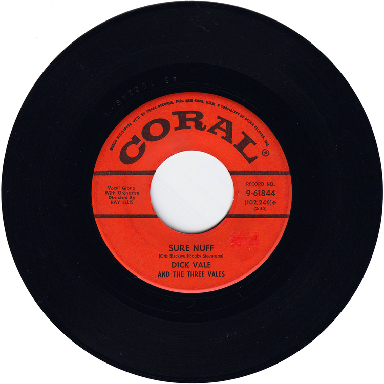 Dick Vale & The Three Vales - Rock-A-Billy Blues / Sure Nuff