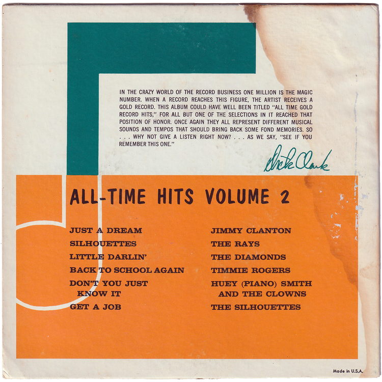 Various - Dick Clark - All Time Hits Vol.2 [45rpm 7inch EP,w/PS]