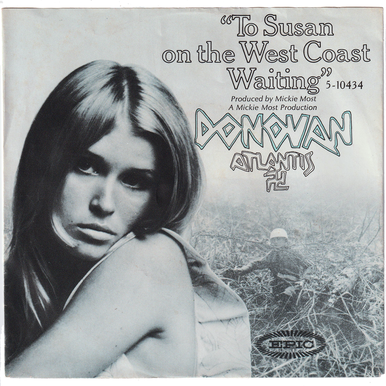 Donovan - Atlantic / To Susan On The West Coast Waiting (w/PS)