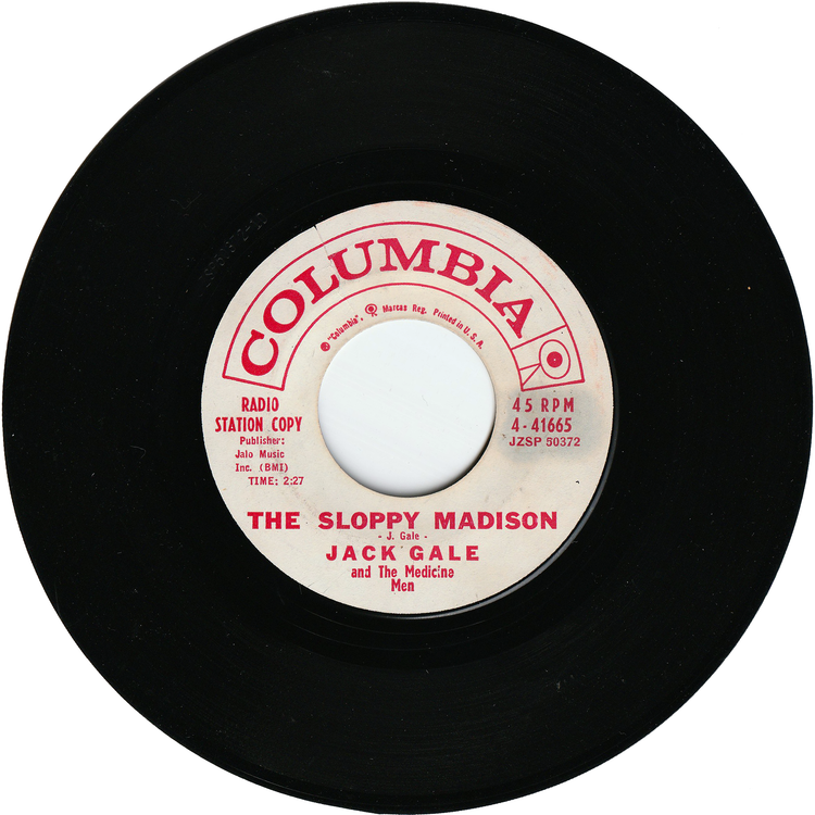 Jack Gale & The Medicine Men - The Sloppy Madison / The Medicine (Promo)