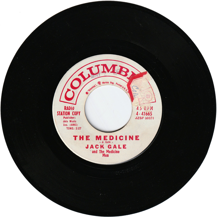 Jack Gale & The Medicine Men - The Sloppy Madison / The Medicine (Promo)