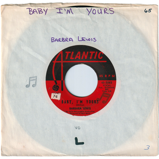 Barbara Lewis - Baby I'm Yours / I Say Love