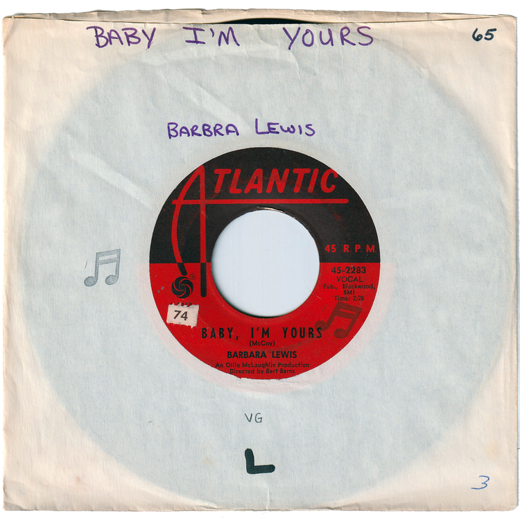 Barbara Lewis - Baby I'm Yours / I Say Love