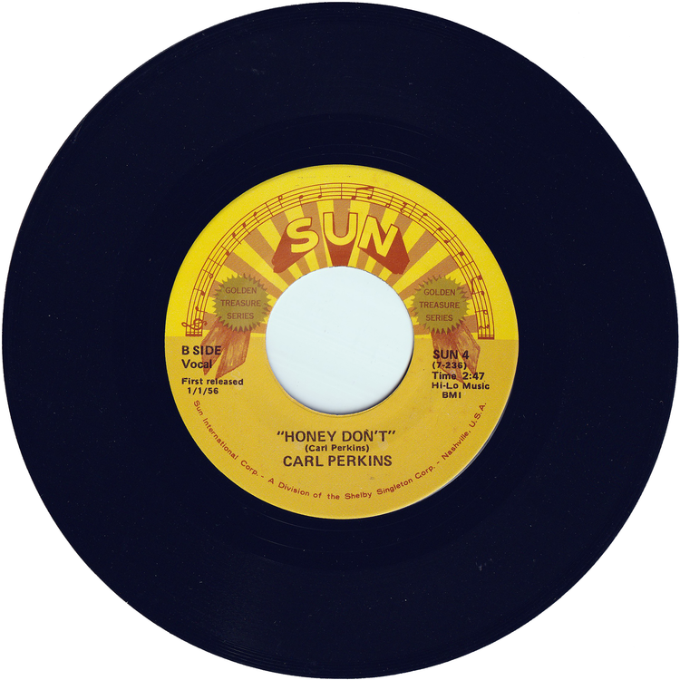 Carl Perkins - Blue Suede Shoes / Honey, Don't! (Re-Issue)