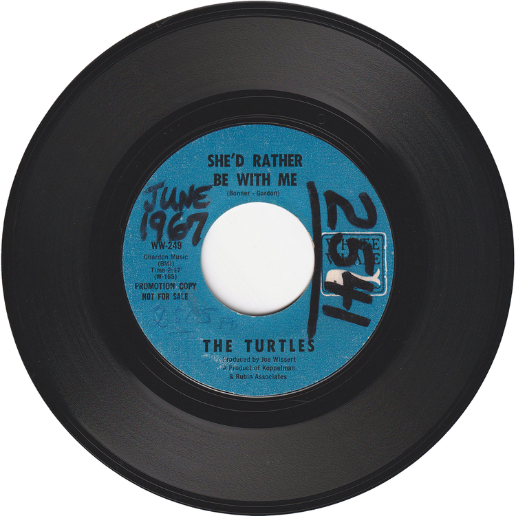 The Turtles - She'd Rather Be With Me / She'd Rather Be With Me (Promo)