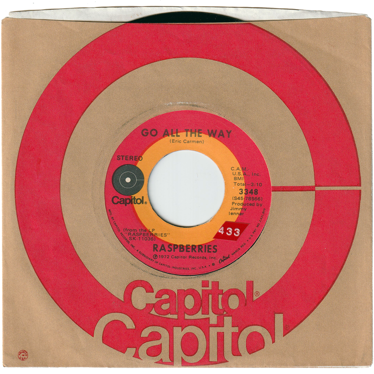 The Raspberries Go All The Way / With You In My Life NIGHT BEAT RECORDS