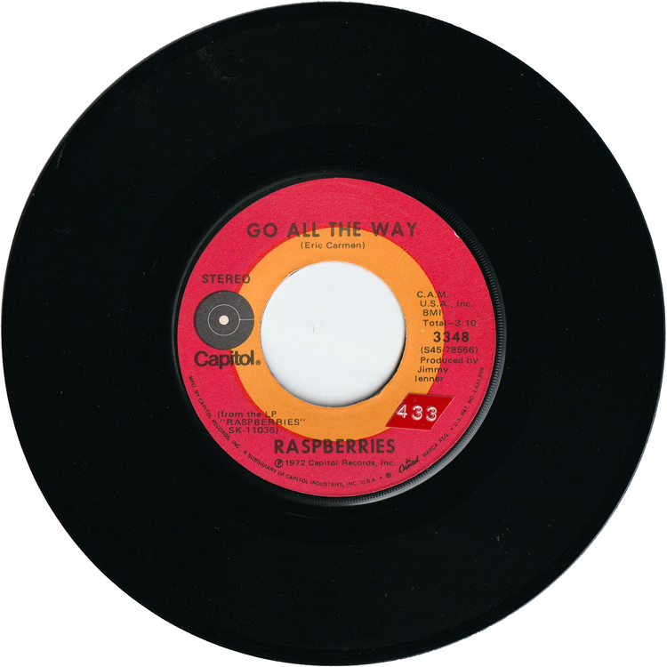 The Raspberries Go All The Way / With You In My Life NIGHT BEAT RECORDS