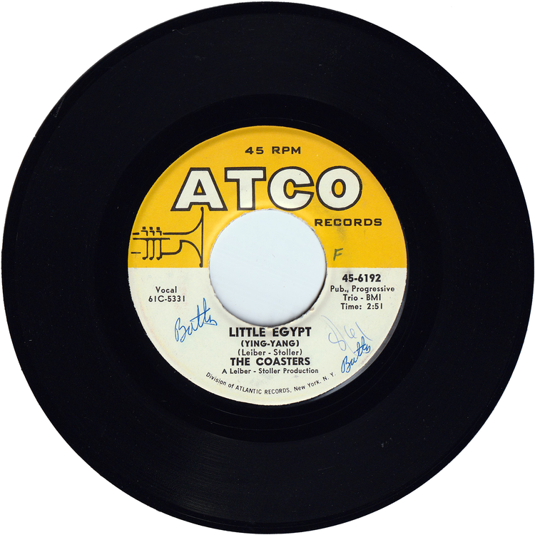 The Coasters - Little Egypt (Ying-Yang) / Keep On Rolling