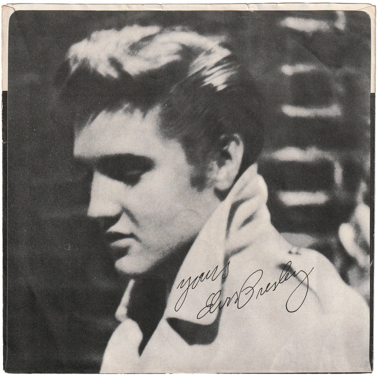 Elvis Presley - Hound Dog / Don't Be Cruel (Silver Line label, w/PS)