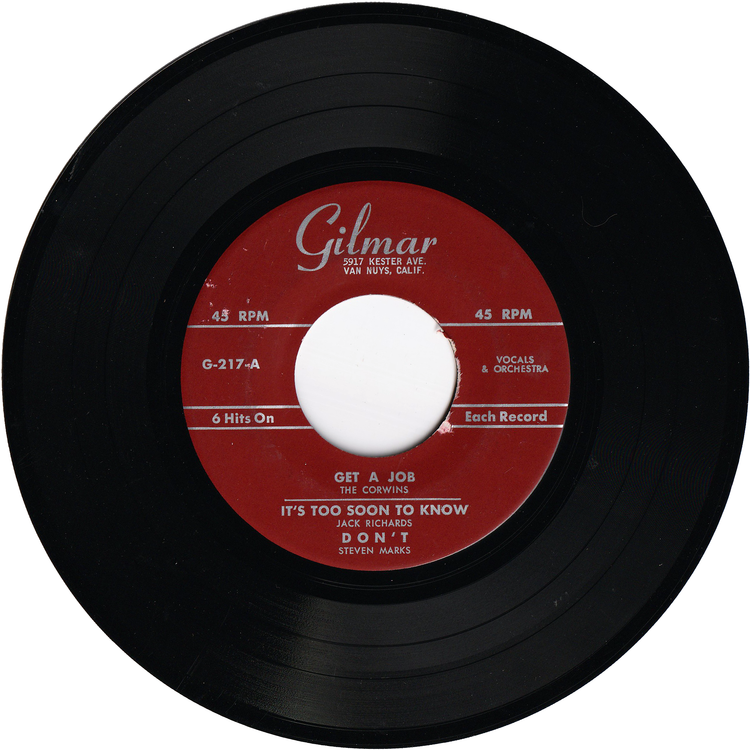 Various - Get A Job / Oh, Oh, I'm Falling In Love Again + 4 Songs EP