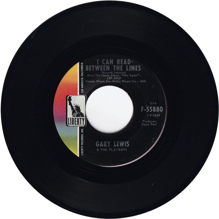 Gary Lewis & The Playboys - Green Grass / I Can Read Between The Lines