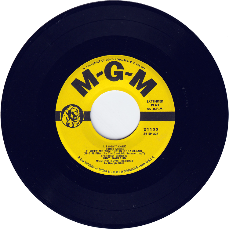 Judy Garland - Self Titled [45rpm, 7inch, EP, w/PS]