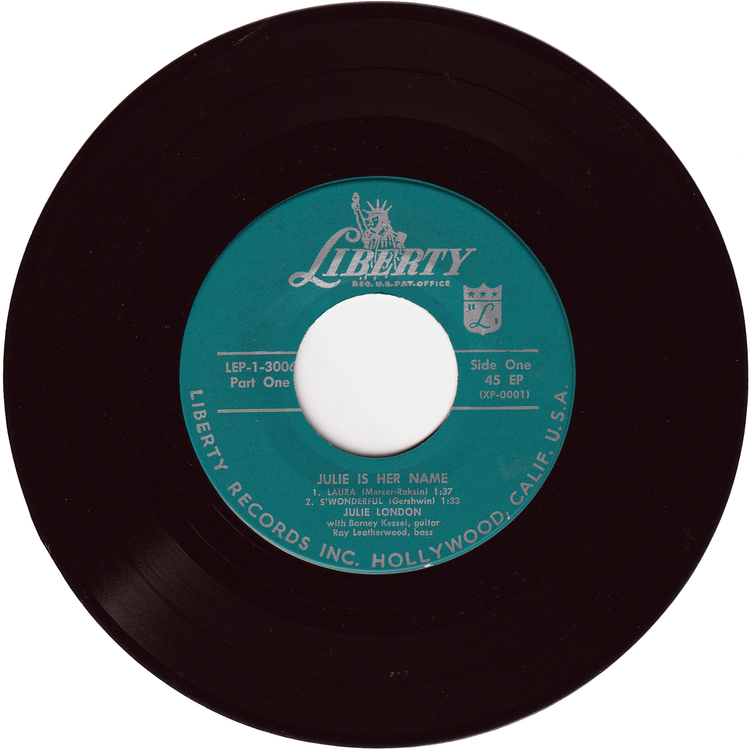 Julie London - Julie Is Her Name Part 1 [45rpm, 7inch, EP, w/PS]