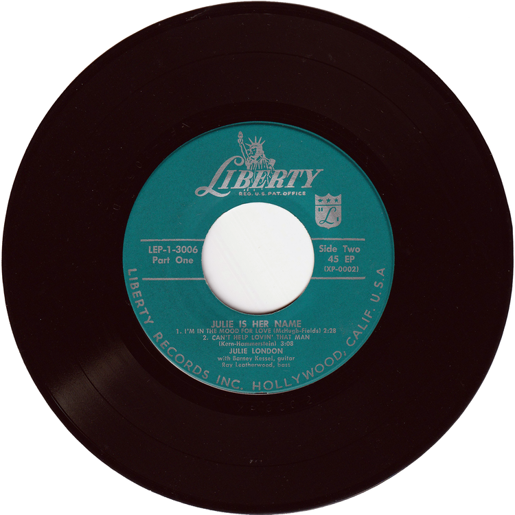 Julie London - Julie Is Her Name Part 1 [45rpm, 7inch, EP, w/PS]