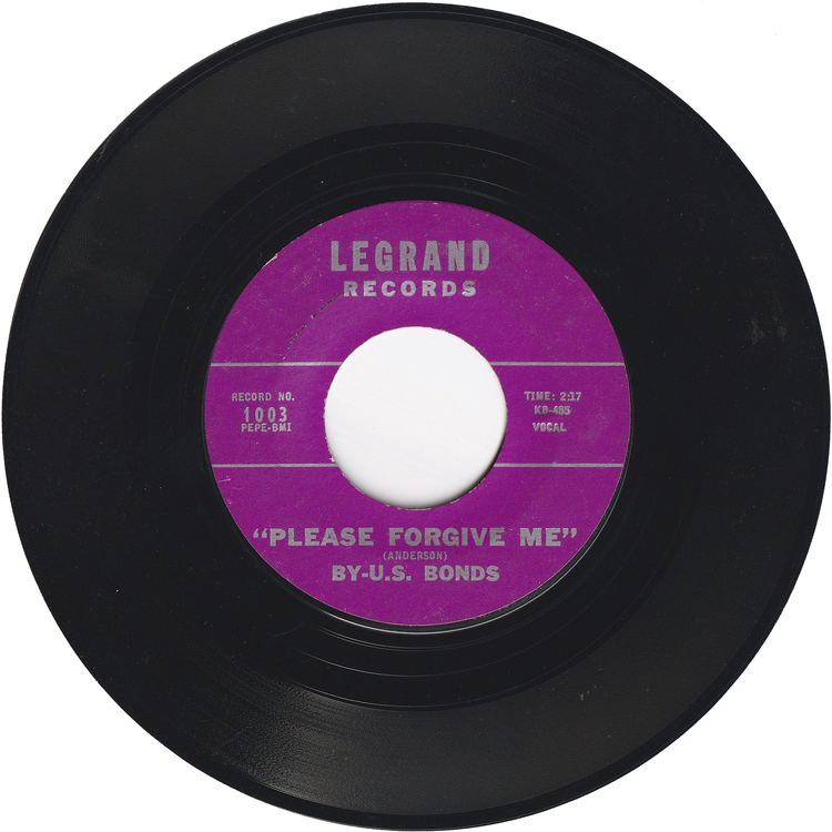 Gary "U.S." Bonds - New Orleans / Please Forgive Me (Purple label)