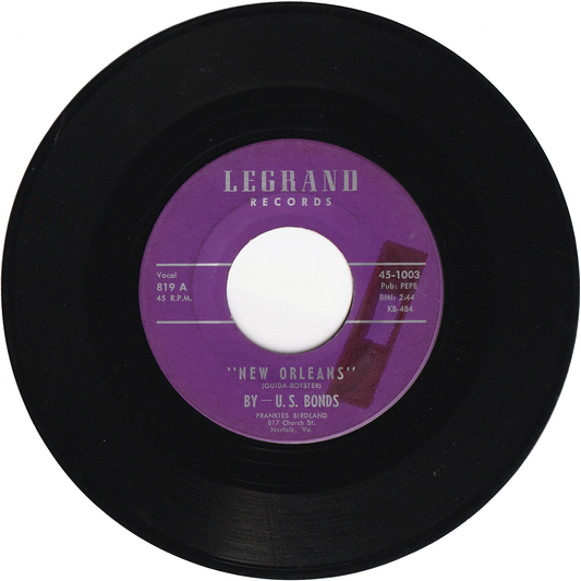 Gary "U.S." Bonds - New Orleans / Please Forgive Me (Purple label)