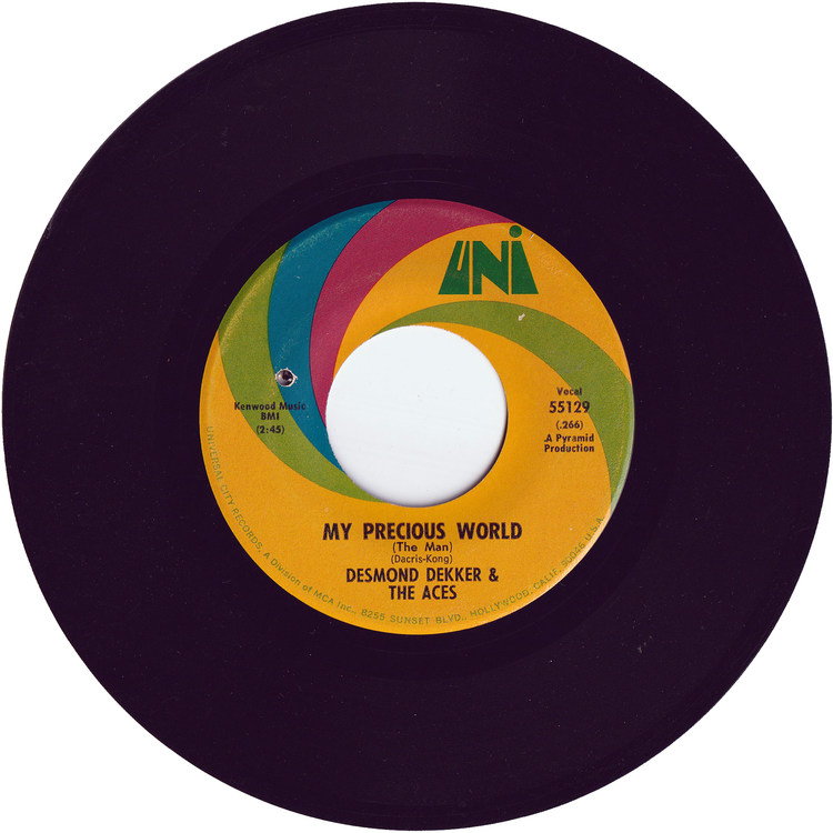 Desmond Dekker & The Aces - Israelites / My Precious World (1st.press)