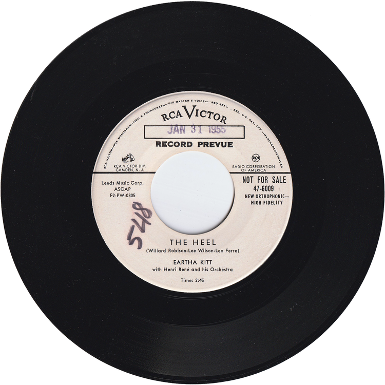 Eartha Kitt - The Heel / My Heart's Delight (Promo)