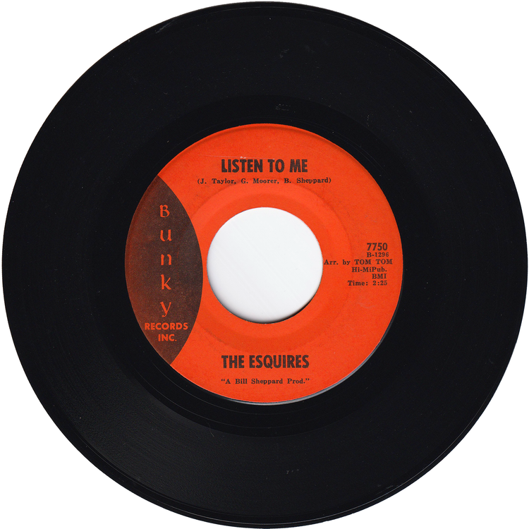 The Esquires - Get On Up / Listen To Me (Orange label)