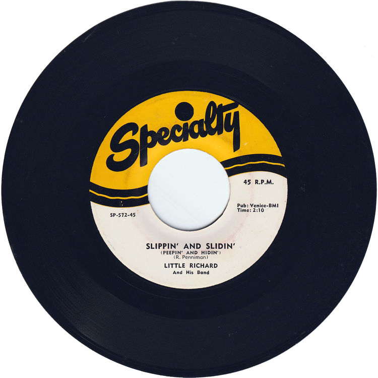 Little Richard - Long Tall Sally / Slippin' & Slidin' (Wavy line label)