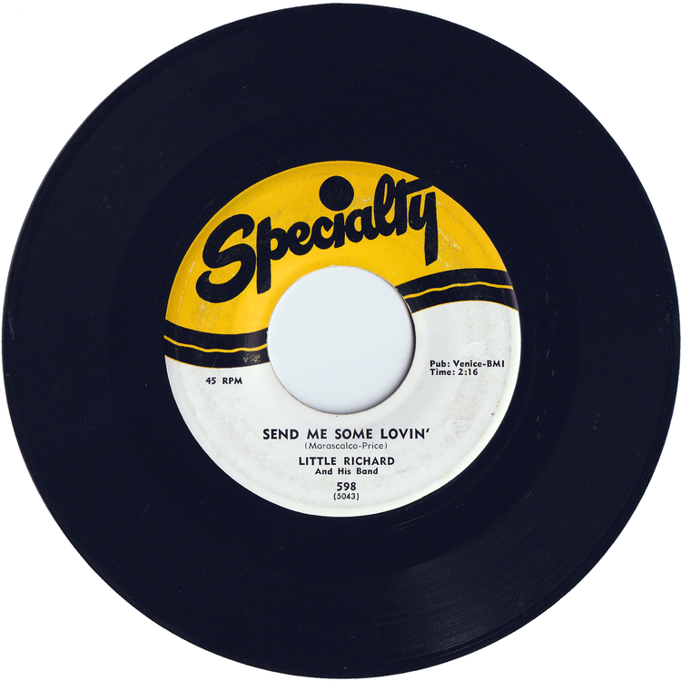 Little Richard - Lucille / Send Me Some Lovin' (Wavy line label)