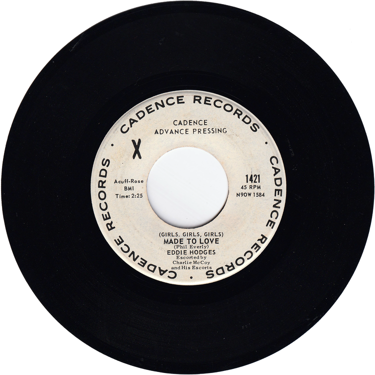 Eddie Hodges - (Girls, Girls, Girls) Made To Love / I Make Believe It's You (Promo)