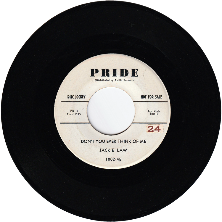 Jackie Law - I Can't Give You Anything But Love / Don't You Ever Think Of Me (Promo)