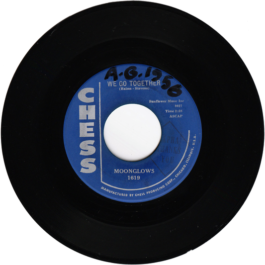 The Moonglows - We Go Together / Chickie Um Bah (2nd.press)