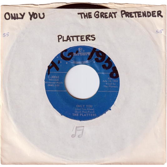 The Platters - Only You (& You Alone) / The Great Pretender (Re-Issue)