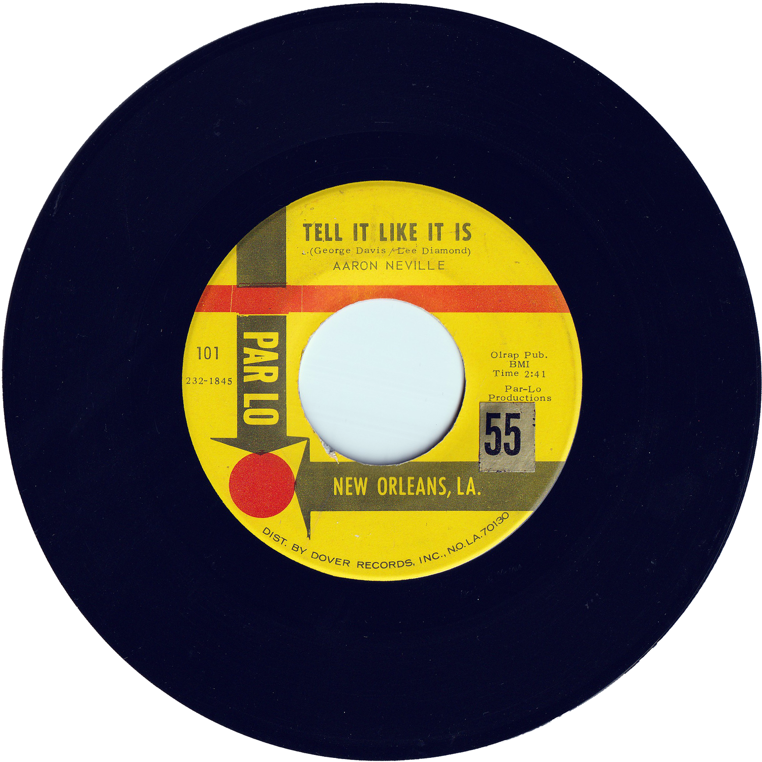 Aaron Neville (Arron Neville) Tell It Like It Is / Why Worry [Yellow