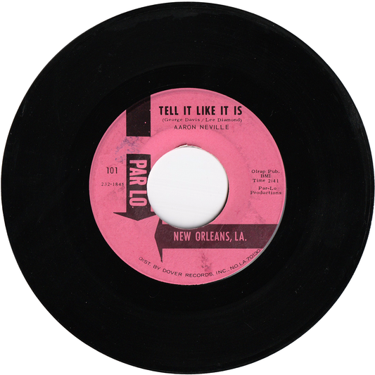 Aaron Neville (Arron Neville) - Tell It Like It Is / Why Worry (Pink label)