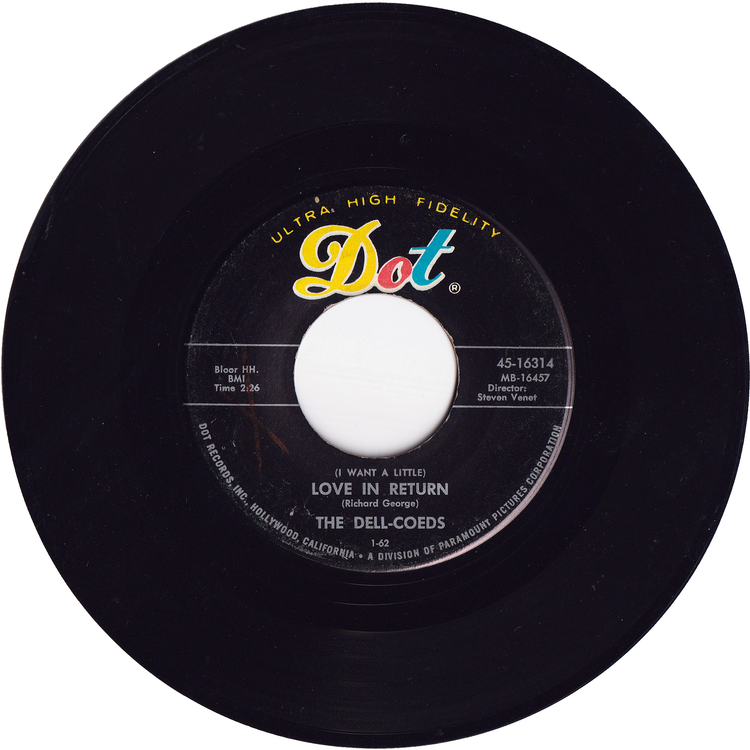 The Dell-Coes - (I Want A Little) Love In Return / Hey Mr. Banjo