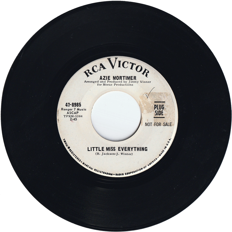 Azie Mortimer - The Best Years (Of Our Lives) / Little Miss Everything (Promo)